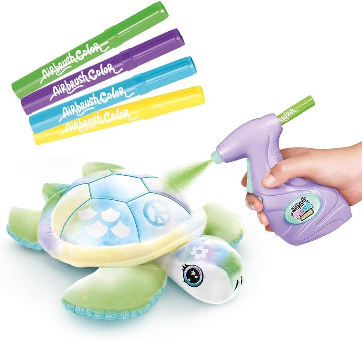 Actual product image Rocco Giocattoli Airbrush Plush Tartaruga Green