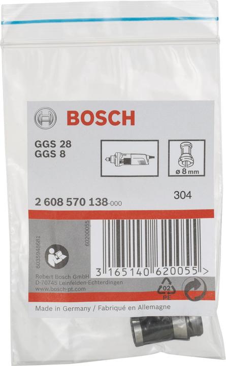 Actual product image Bosch Professional Zubehör Collet without clamping nut, 8