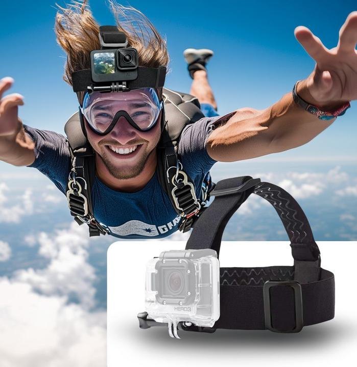 Image du produit Ulanzi Opaska na gÅowÄ GA100 Head Mount do GoPro / DJI - czarna