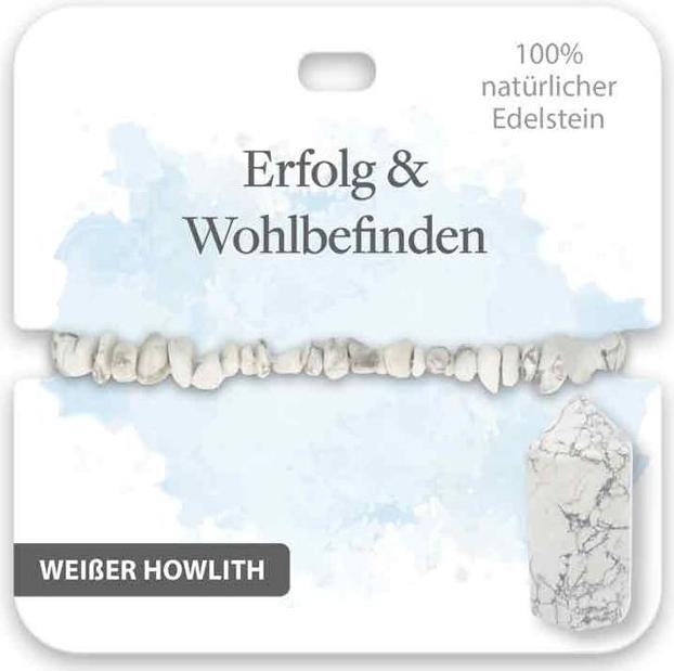 Actual product image BB Klostermannn Armband Edelstein Weisser Howlith