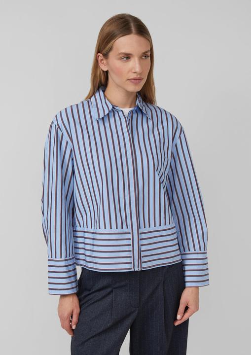 Immagine prodotto s.Oliver Bluse Gestreifte Baumwollbluse im Relaxed Fit (48)