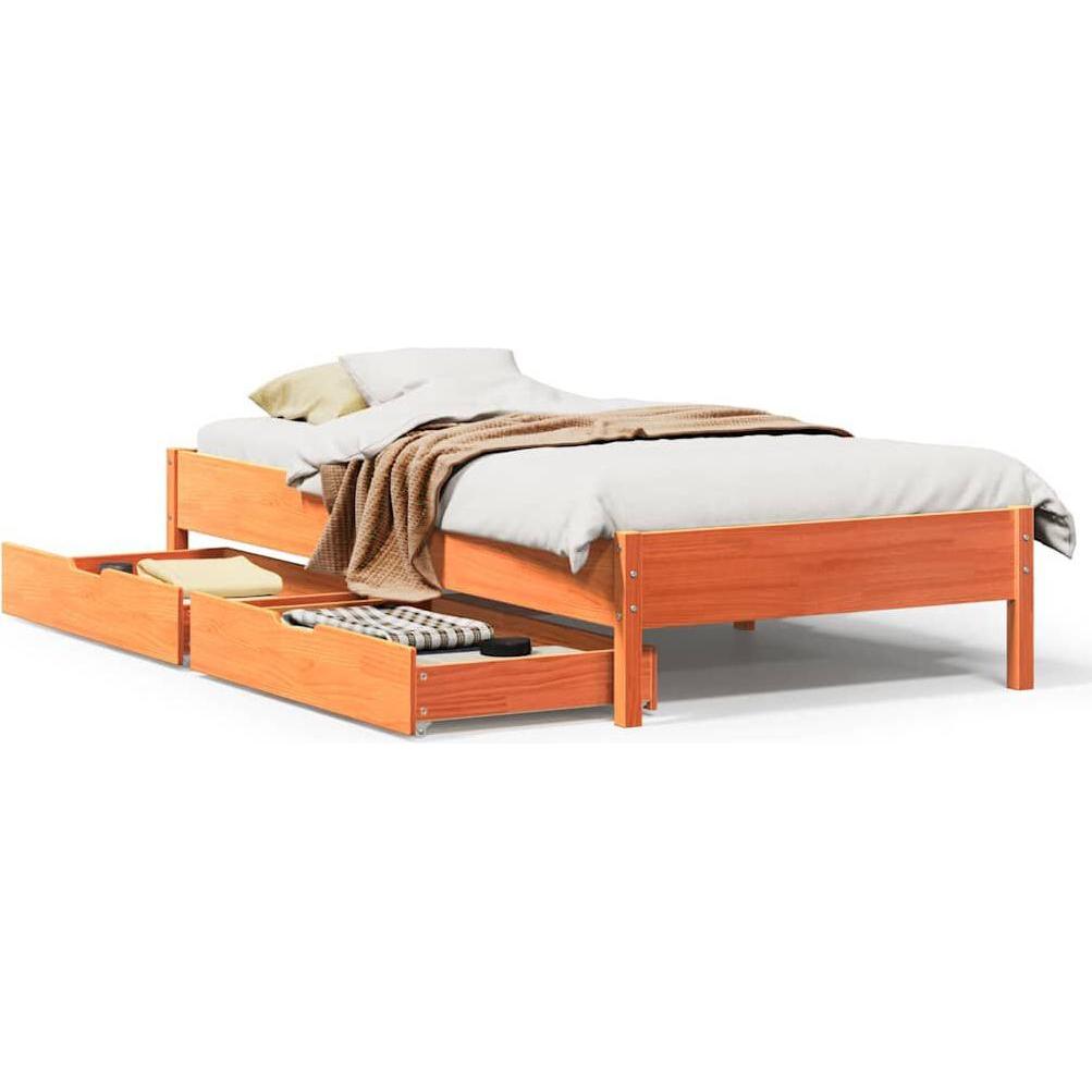 VidaXL, Bett, Bett ohne Matratze 90x200 (90 x 200 cm)