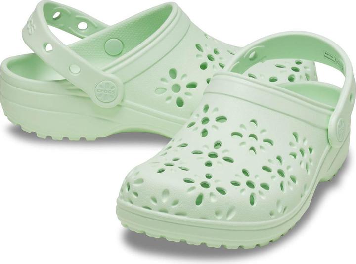 Actual product image Crocs T's Classic Floral CutOut Clog (23)