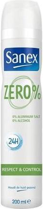 Actual product image Sanex Deodorant Spray Zero% Normal Skin 200ml (Spray, 200 ml)