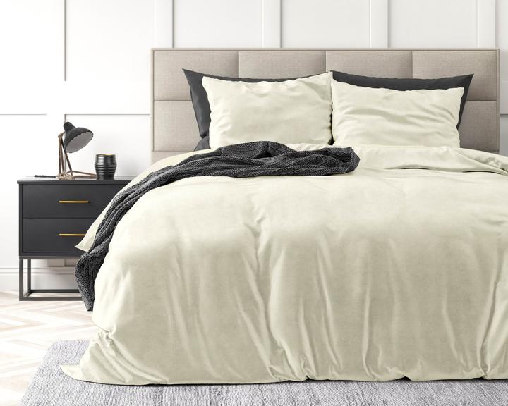 Actual product image Sleeptime Duvet cover velvet plain (Duvet cover, 200 x 220 cm)