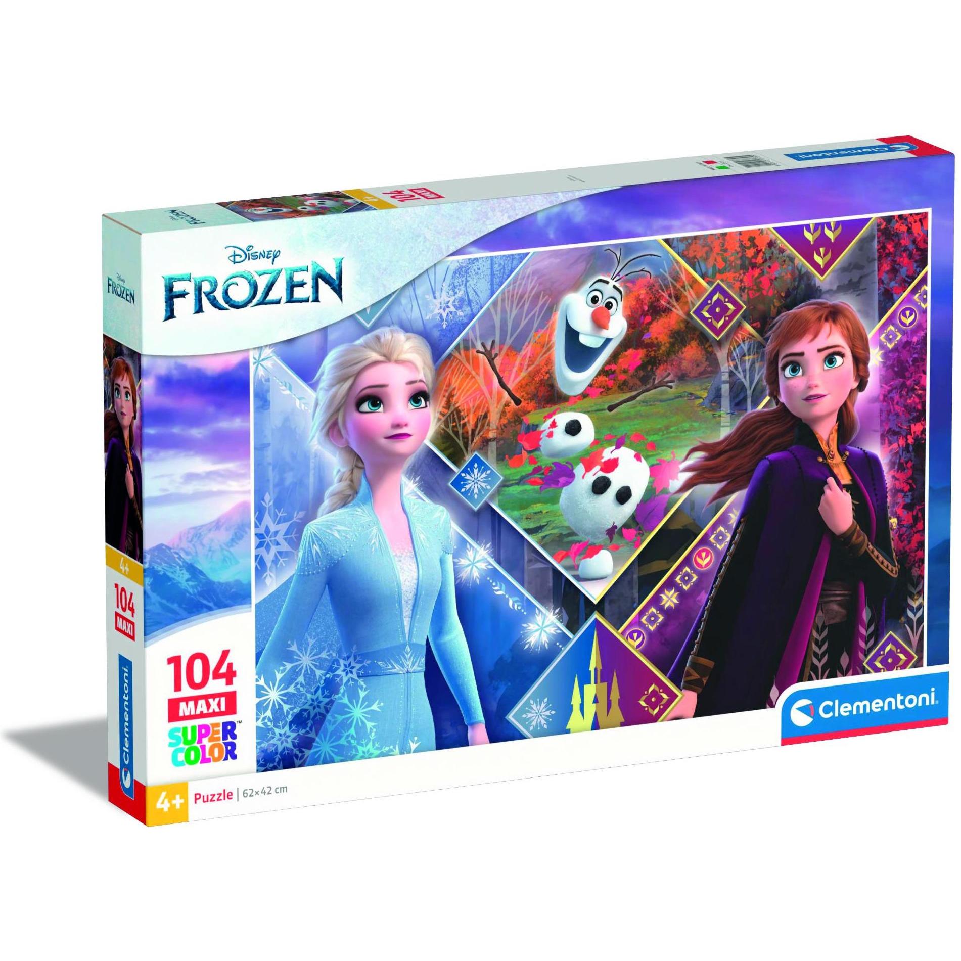 Clementoni Puzzle Maxi Frozen 2, 104 tlg. (104 Teile)