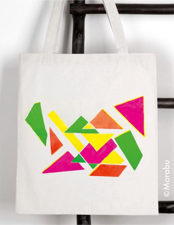 Actual product image Marabu Textile colour (Orange, Black, Rose, Yellow, Green, 60 ml)