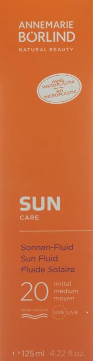 Actual product image Annemarie Börlind Sun Series - Sun Fluid SPF 20 (Suntan cream, SPF 20, 125 ml, 160 g)