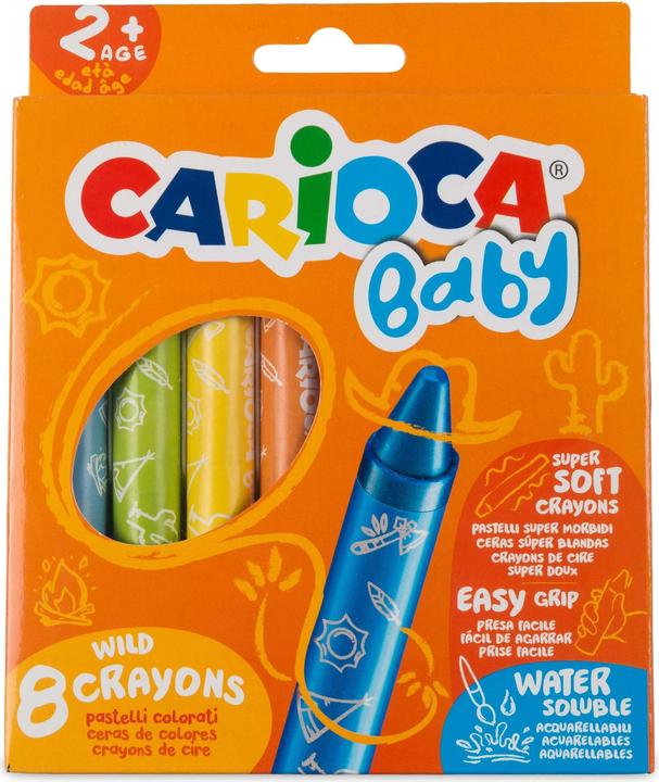 Actual product image Carioca wax crayons (8 x)