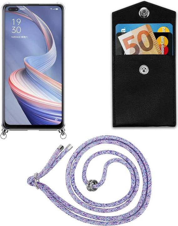 Produktbild Cadorabo TPU Handy Kette SILBER Cover