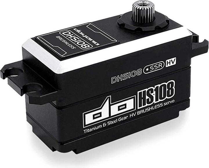 Immagine prodotto Doyono servo brushless hv a basso profilo con alloggiamento in alluminio cnc 20.0kg/0.055sec @8.4v