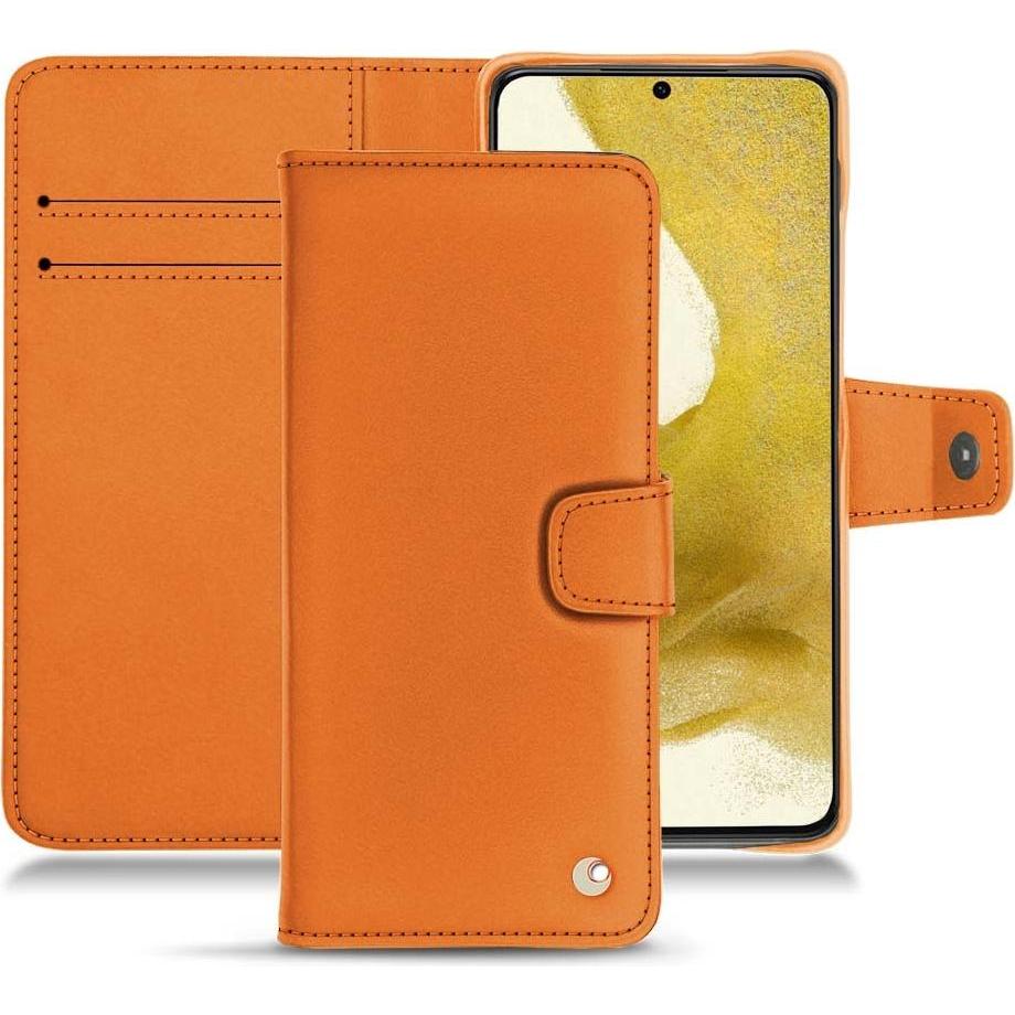 Thumbnail - Noreve Lederschutzhülle Wallet (Samsung Galaxy S22+), Smartphone Hülle, Orange