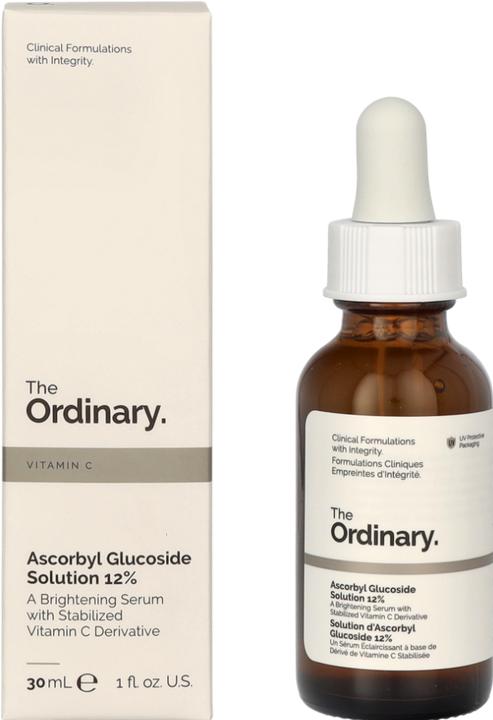 Productafbeelding The Ordinary Original Ascorbyl Glucoside Solution 12% 30ml Vitamine C Serum tegen tekenen van veroudering (30 ml)