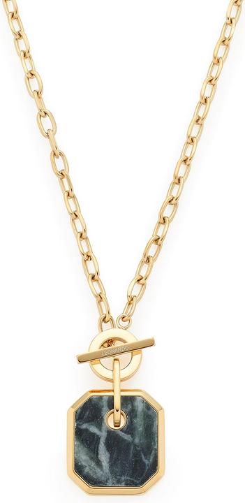 Produktbild Leonardo Kette (Edelstahl Ionenplattiert gold, Marmor, 60 cm)