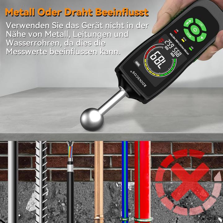 Actual product image Rdinscos Moisture Meter