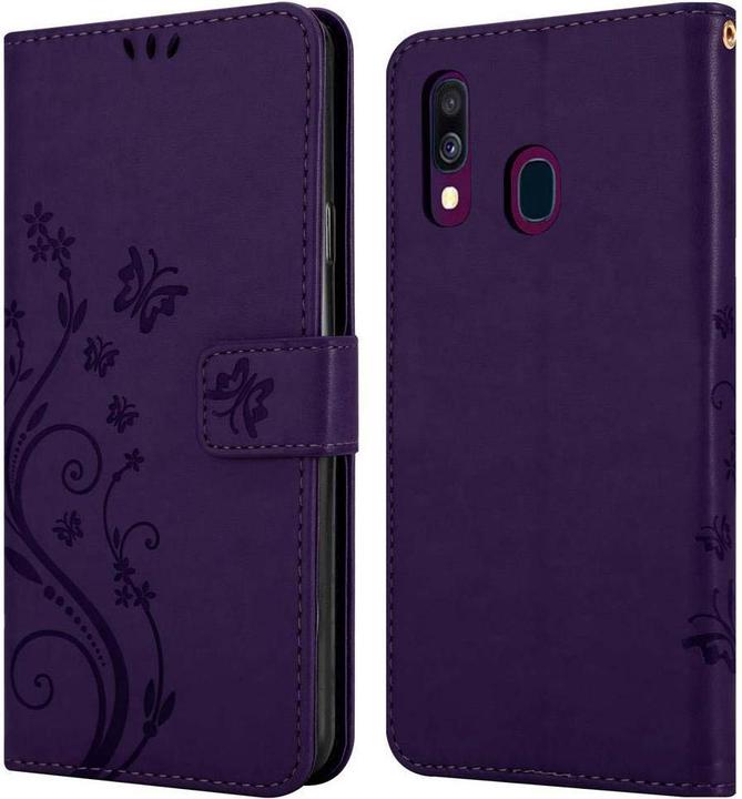 Produktbild Cadorabo Flower Book Cover (Samsung Galaxy A40)