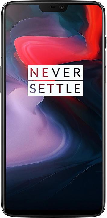 Image du produit OnePlus 6 (64 Go, Mirror Black, 6.28", Double SIM, 4G)