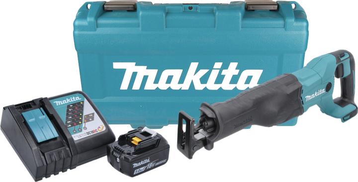Immagine prodotto Makita DJR 186 RT1K 18 V Seghetto diritto a batteria in valigetta da trasporto + 1x Batteria BL 1850