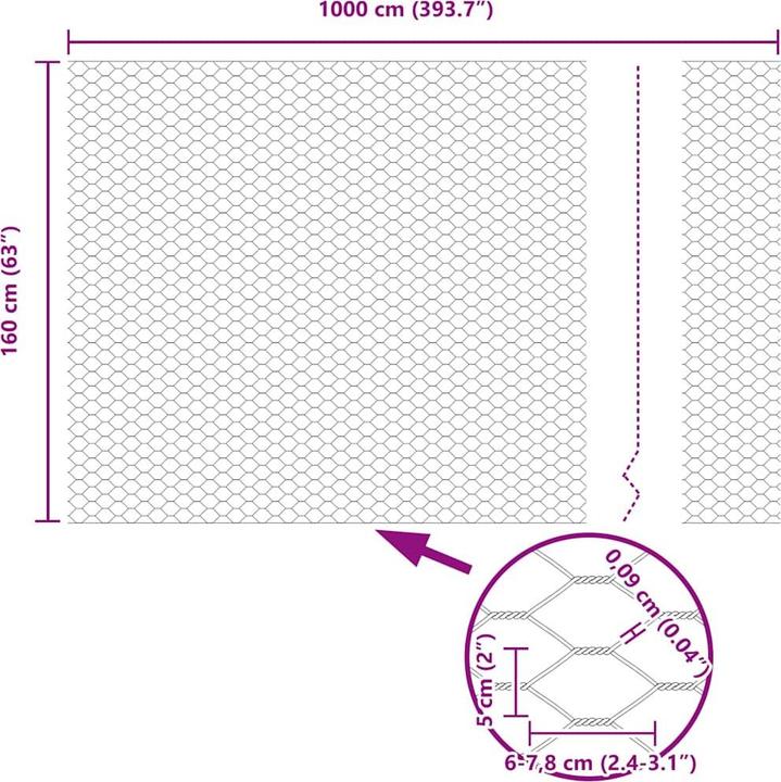Produktbild vidaXL Gartenzaun
