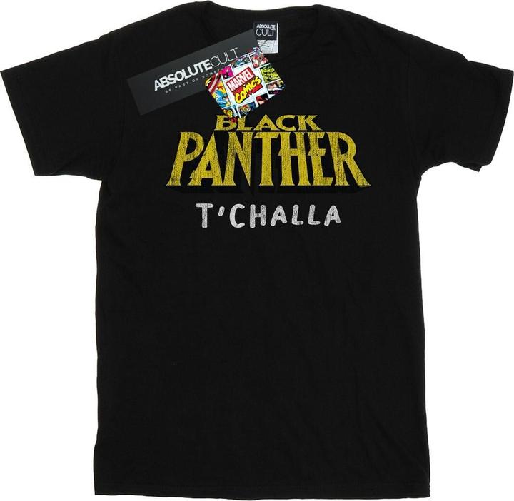Actual product image Mens Black Panther AKA T'Challa T-Shirt (S)