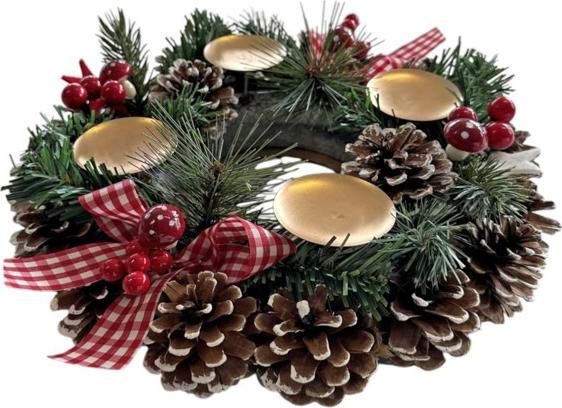 Produktbild GuGus Weihnachtskranz dekoriert