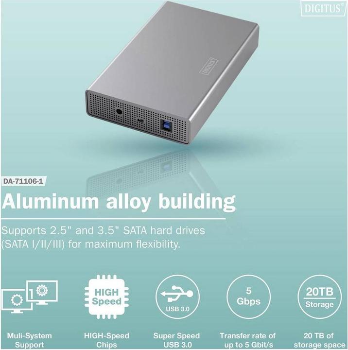 Immagine prodotto Digitus DA-71106-1 (2.5", 3.5")