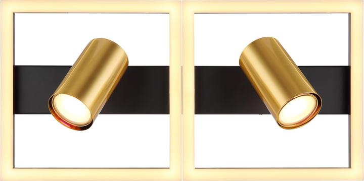 Actual product image Globo Wall lamp Marrie black LED (1250 lm)