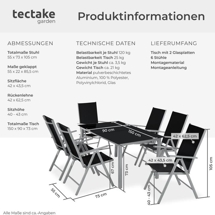 Actual product image tectake Seating group (90 cm)