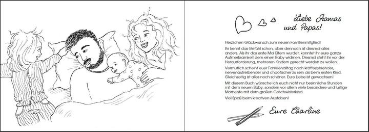 Immagine prodotto Il libro da colorare per fratelli e sorelle maggiori a partire dai 3 anni di età