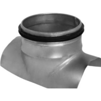FläktGroup, Zubehör Sanitärinstallation, påstik Ø400-Ø200 - galvaniseret