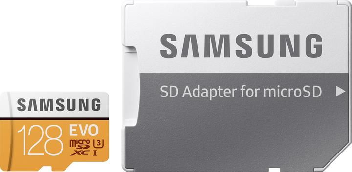 Produktbild Samsung EVO - microSDXC Card (128 GB, microSDXC, U3, UHS-I)