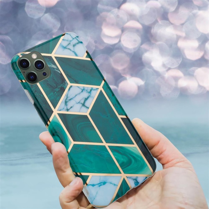 Produktbild Cadorabo IMD TPU Bunter Marmor Hülle (Apple iPhone 12 Pro Max)