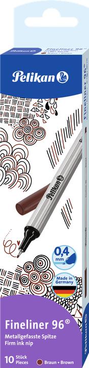 Produktbild Pelikan Fineliner 0,4mm 96 braun (Braun, 1 x)