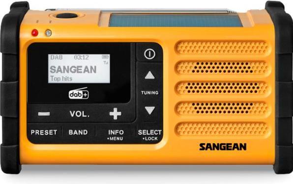 Immagine prodotto Sangean MMR-88 DAB+ (USB-C) gelb Notfall/Kurbel/Solar Radio (DAB, Bluetooth, WiFi)