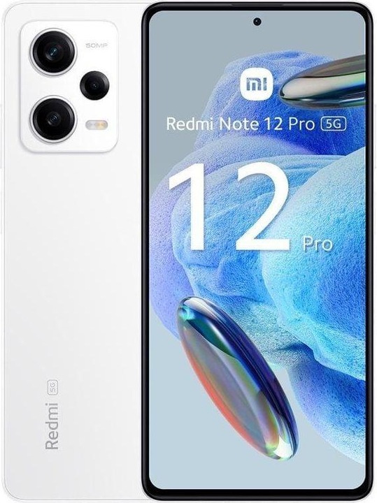 Actual product image Xiaomi REDMI NOTE 12 PRO 8+256GB DS 5G POLAR WHITE OEM (256 GB, Polar White, 6.67", Dual SIM, 50 Mpx, 5G)