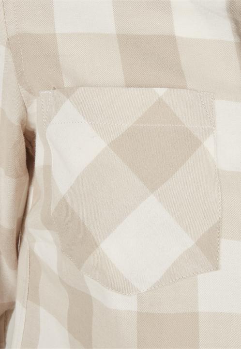 Actual product image Urban Classics Ladies Turnup Checked Flannel Shirt (4XL)