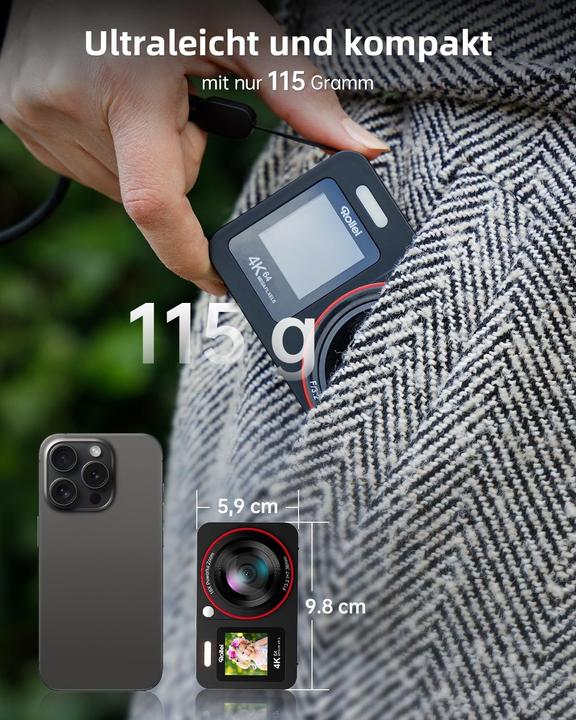 Actual product image Rollei Compactline Dual Screen (7.3 mm, 64 Mpx)