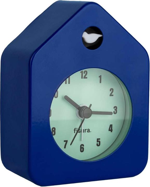 Actual product image Fisura MINI HOUSE ALARM CLOCK blue