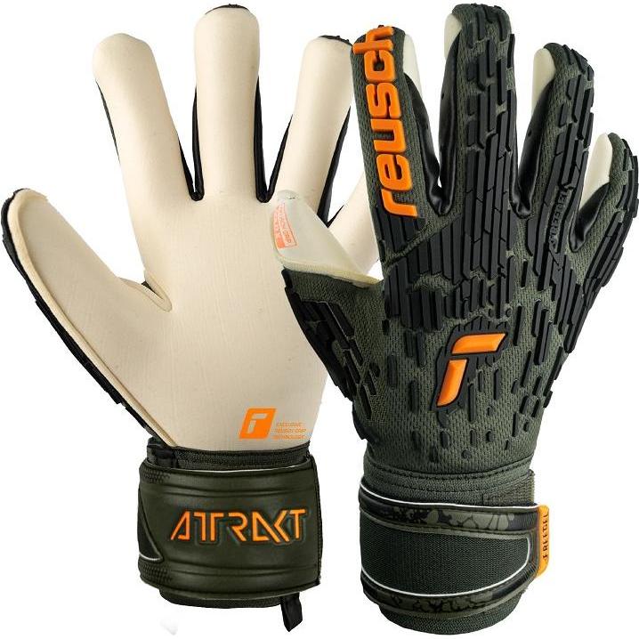 Reusch, Unisex, Handschuhe, Attrakt Freegel Gold X, Grün, (10.5)