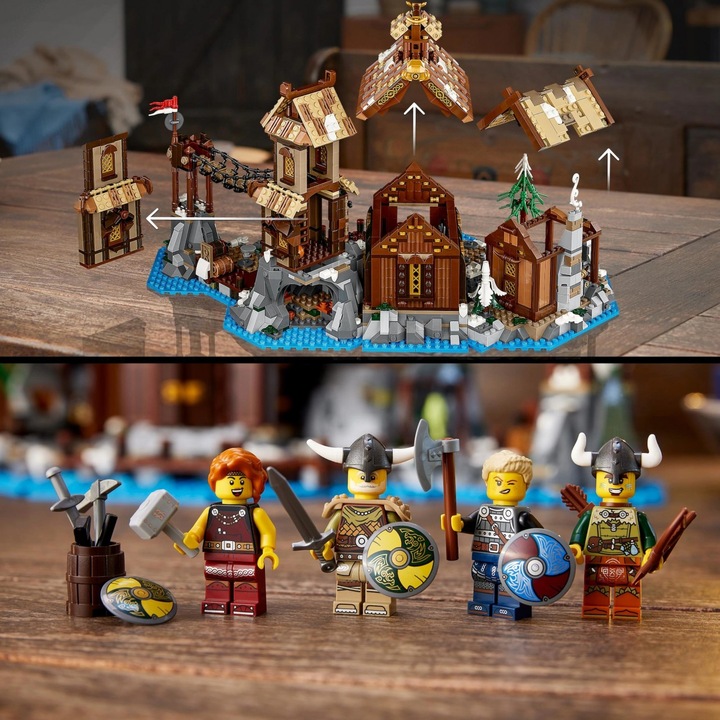 Produktbild LEGO Wikingerdorf (21343, LEGO Ideas, LEGO Seltene Sets)