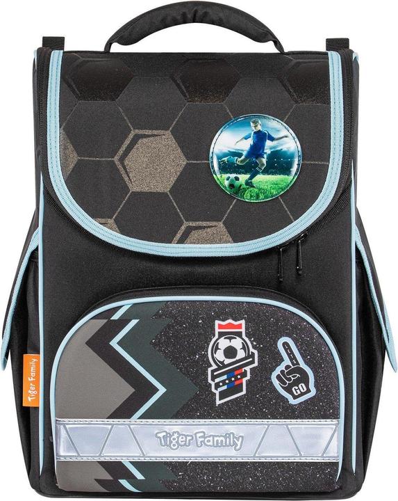 Tiger Family School backpack TGNT-005A, black, 19x31x35 cm