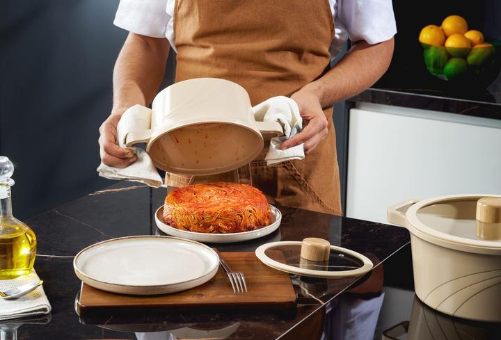 Immagine prodotto Hermia Vetta Pot Set (Set di pentole e padelle da cucina, Alluminio, 22 x 22 cm)