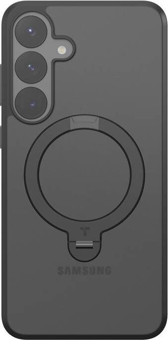 Actual product image Torras Ostand Spin Series phone case for Samsung S25 (black) (Samsung Galaxy S25)