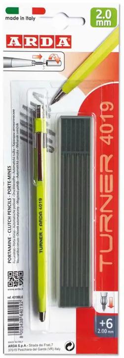 Immagine prodotto Arda PENCIL 2 MM TURNER 4019 WITH TUBE 6 MINE (2 mm, 20x)