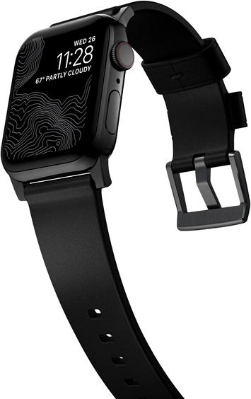 Produktbild Nomad Modern Strap (44 mm, Edelstahl, Leder)