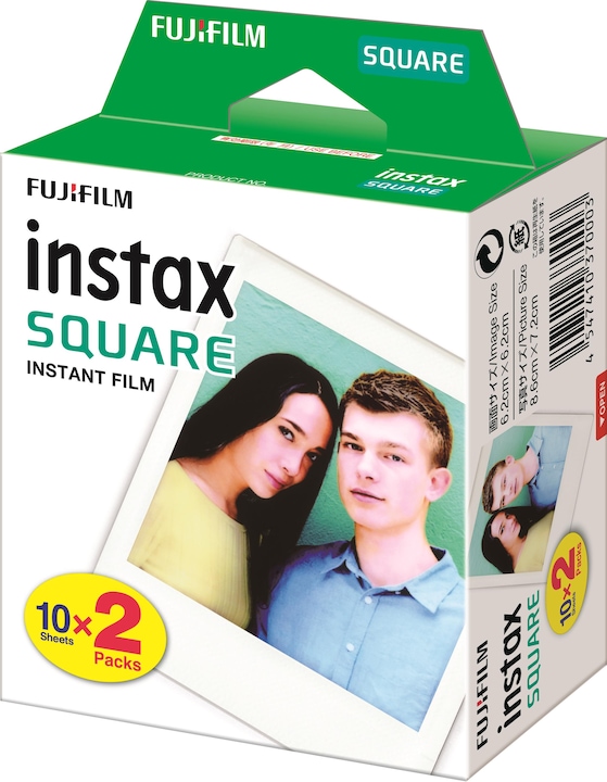 Produktbild Fujifilm Instax Square 10 Blatt 2-Pack (Instax Square SQ6, Instax SQ10, Instax Square SQ10)