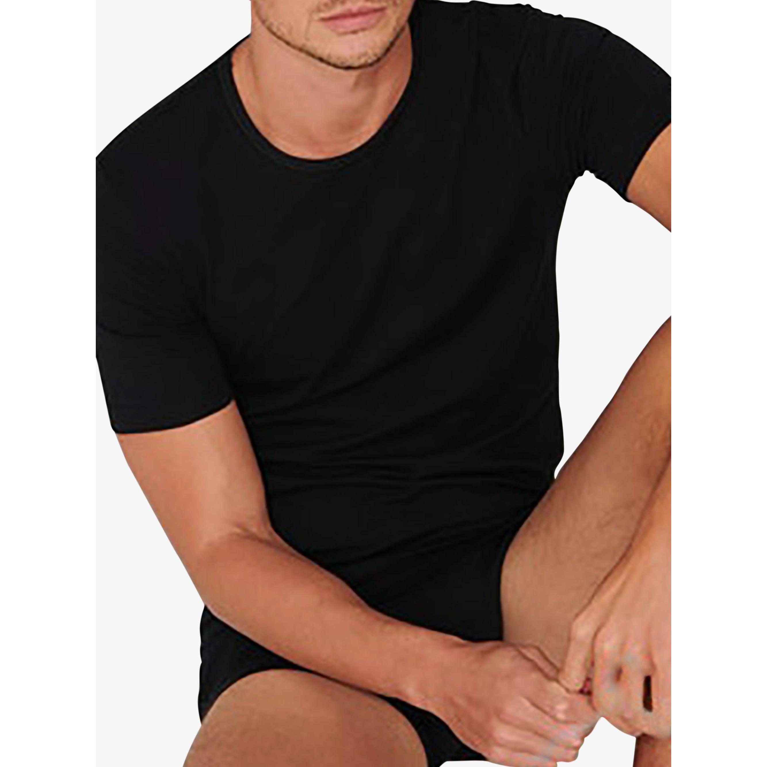 Thumbnail - Schiesser, Herren, Shirt, T-Shirt, Schwarz, (M)