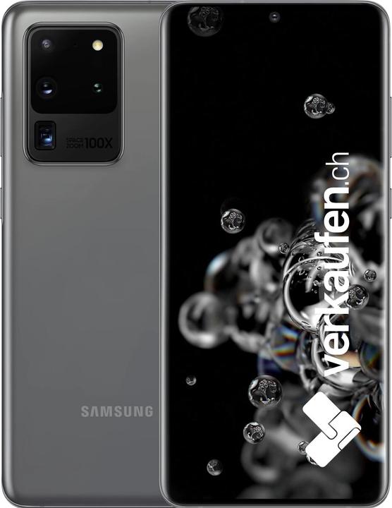 Produktbild verkaufen.ch Galaxy S20 Ultra 5G (128 GB, Cosmic Gray, 6.90", 108 Mpx, Hybrid Dual SIM, B / Sehr gut)