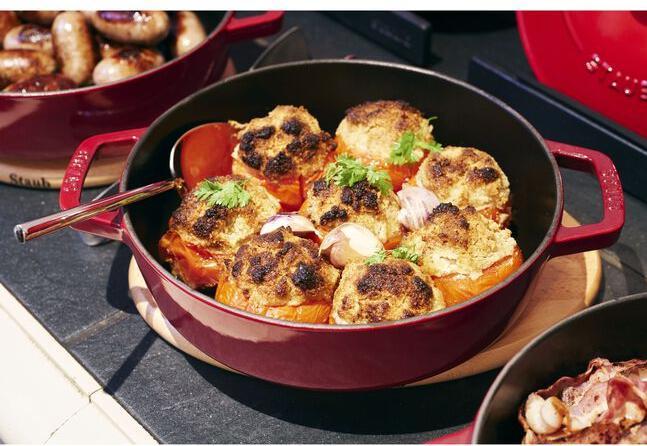 Actual product image Staub Roaster Chistera Drop (24 cm, Casserole + Stewpot, Cast iron)