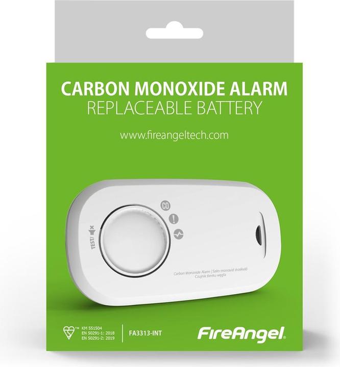 Actual product image FireAngel Battery operated carbon monoxide detector fa3313-int